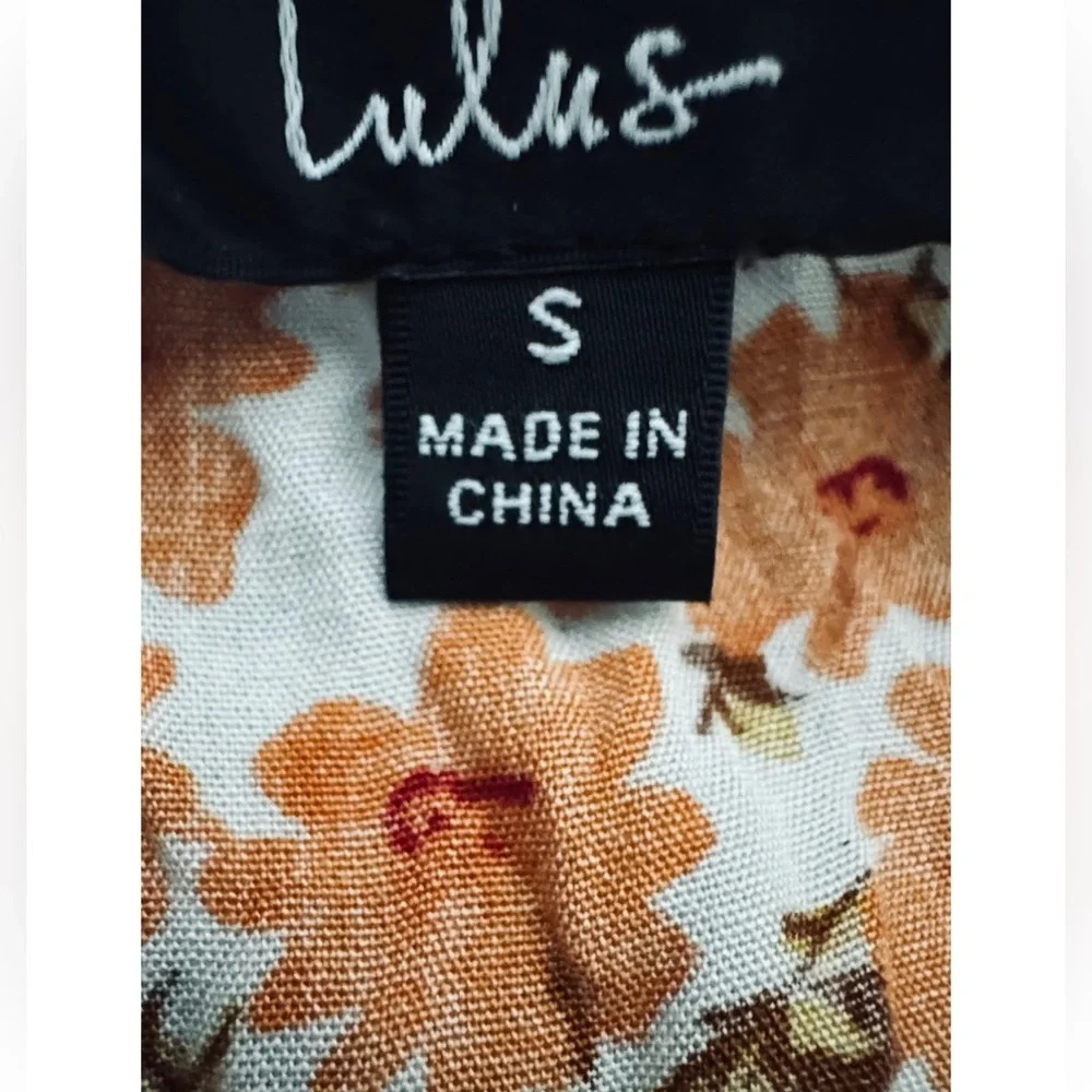 Lulus Forever Orange Floral Maxi Dress - Picture 3 of 4
